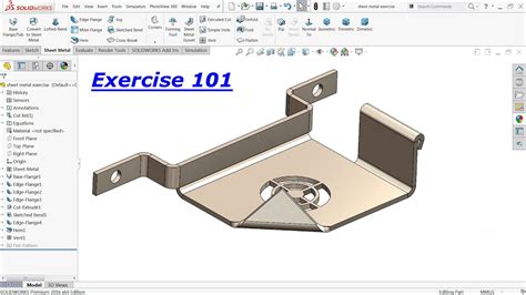 solidworks 2018 sheet metal tutorial|solidworks sheet metal exercises pdf.